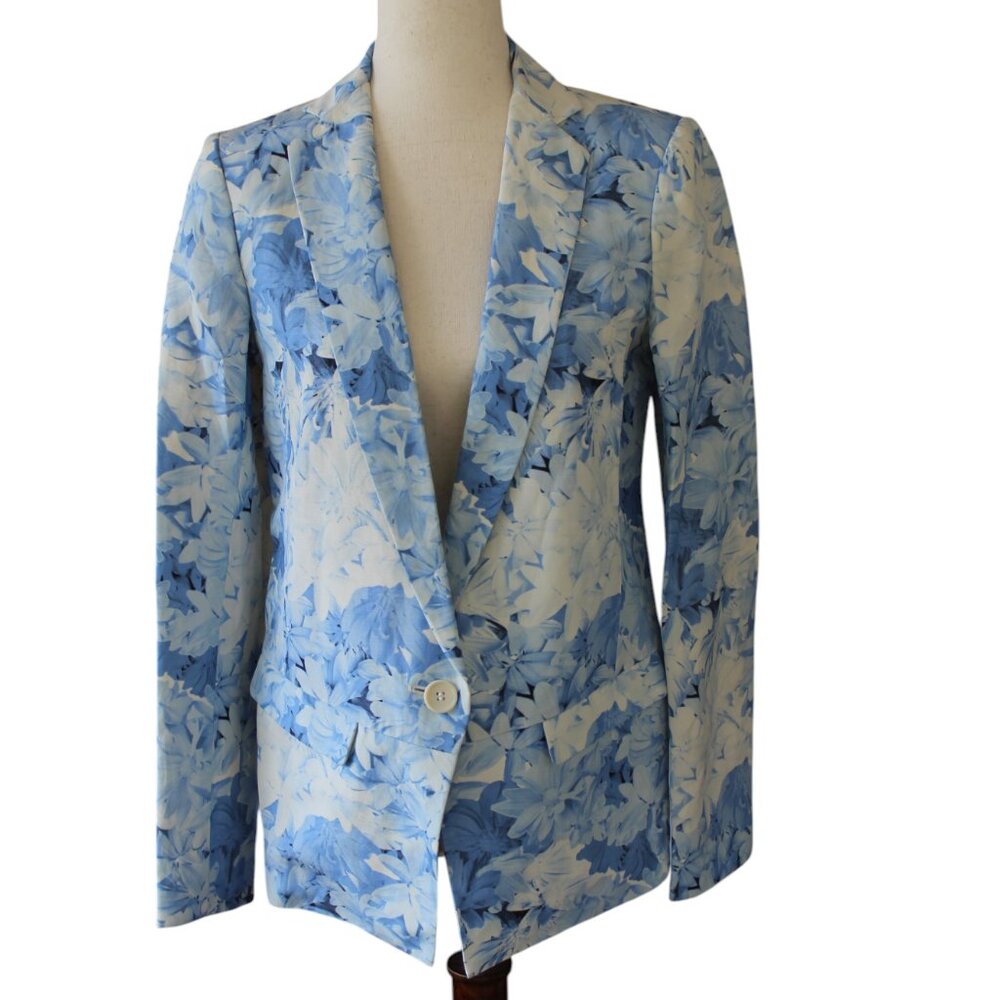 Tibi Floral Print Blazer